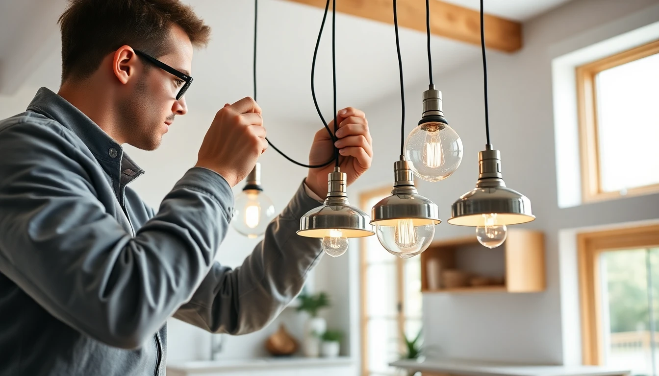 Pendant Lighting Installation